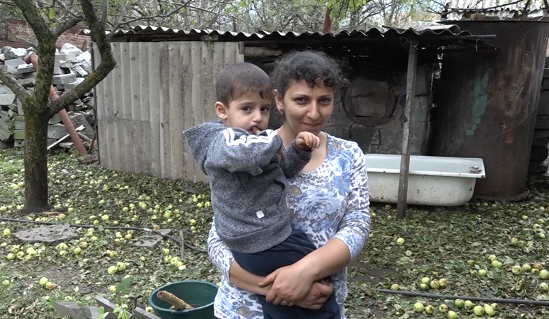 Град обрушился на село Кариндж