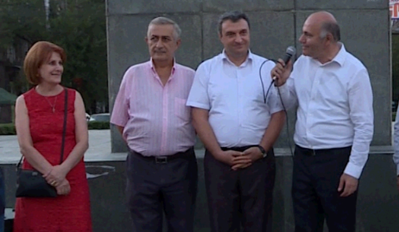 Кампания Партии «Оринац Еркир» в Шенгавите