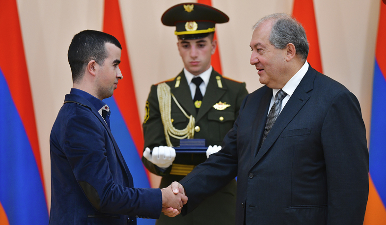 Նախագահի նստավայրում պարգևատրման արարողություն է տեղի ունեցել