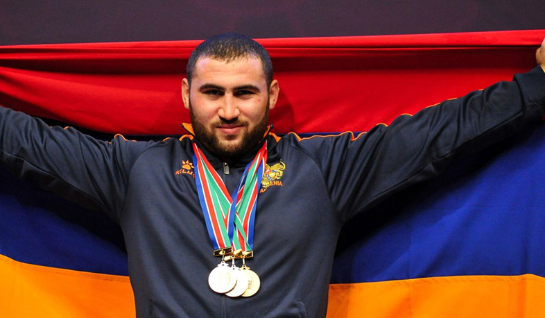 World weightlifting champion returns to Armenia