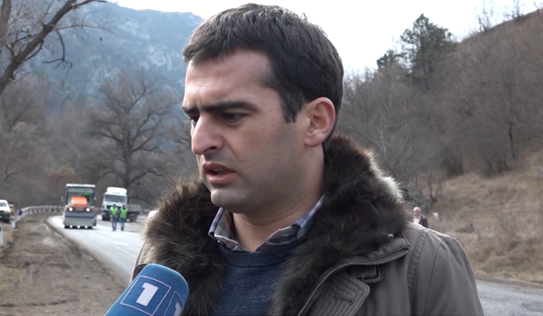 Автотрасса Дилижан - Иджеван ремонтируется