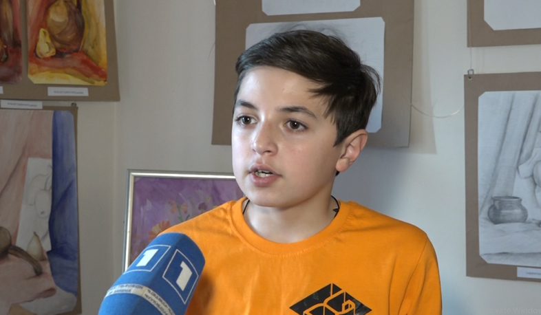 Школьники анимируют героев Исаакяна