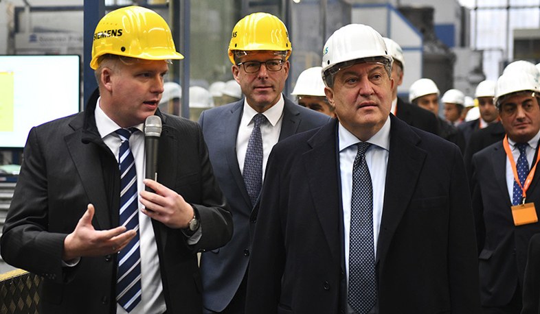 Արմեն Սարգսյանն այցելել է «Սիմենս» ընկերություն