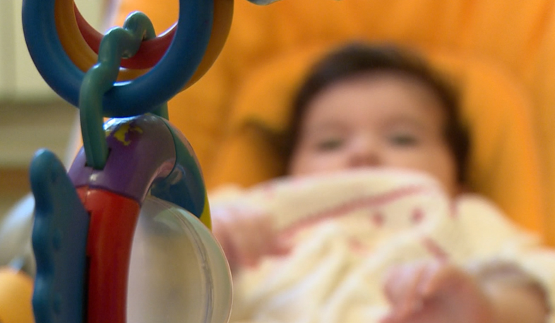 Armenian baby abandoned in Russia brought to Armenia