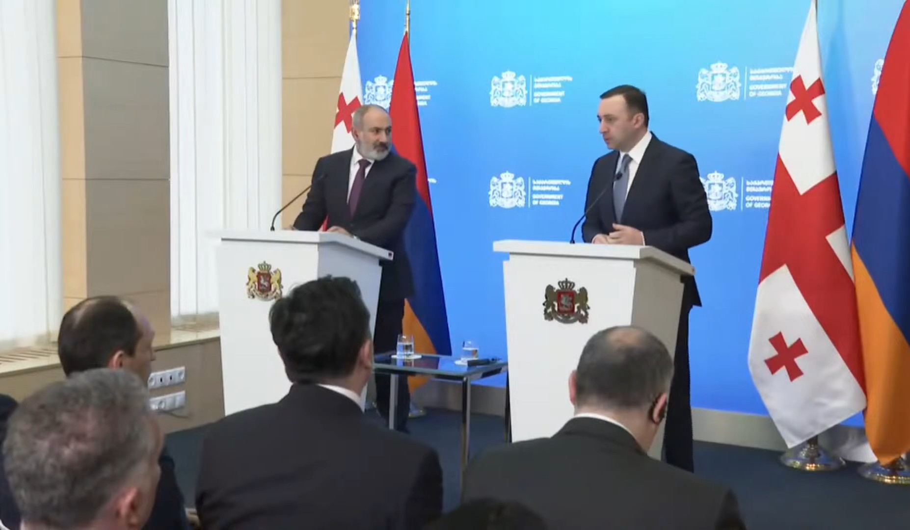 Pashinyan and Garibashvili agreed to take steps to complete delimitation process between Armenia and Georgia