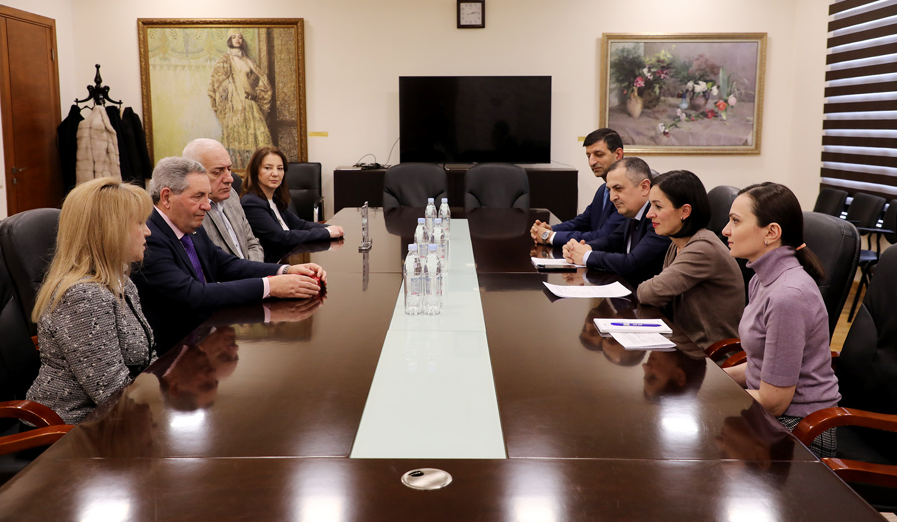 Ժաննա Անդրեասյանն ընդունել է Սուսերամարտի եվրոպական կոնֆեդերացիայի նախագահ Ջեորջիո Սկարցիոյին