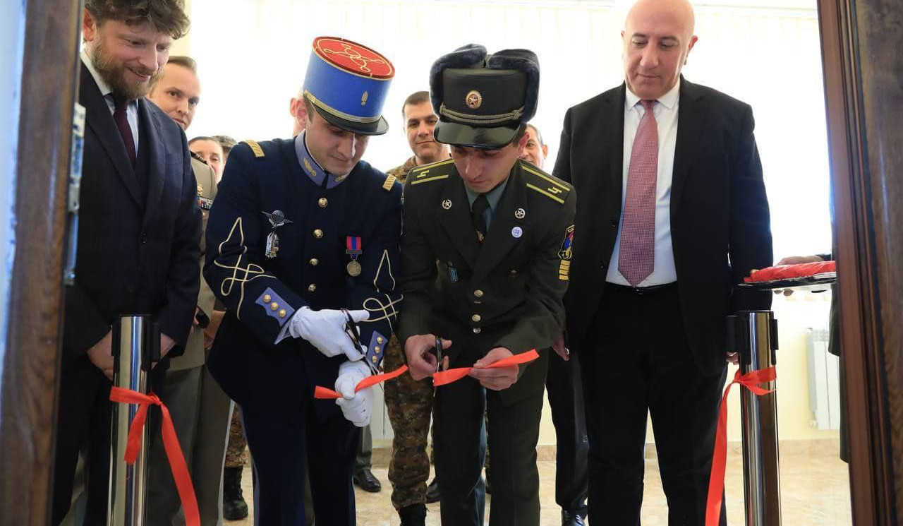 French classroom equipped with modern solutions opened at Vazgen Sargsyan Military Academy