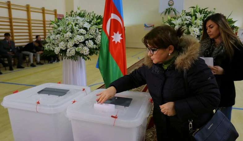 Students are involved in 'merry-go-round' voting at snap presidential elections in Azerbaijan