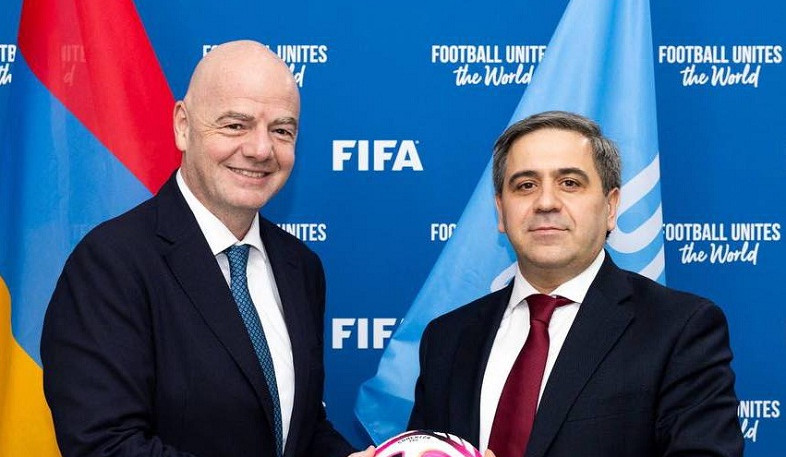 Արմեն Մելիքբեկյանը ՖԻՖԱ նախագահի հետ քննարկել է հնարավոր համագործակցության շրջանակներ