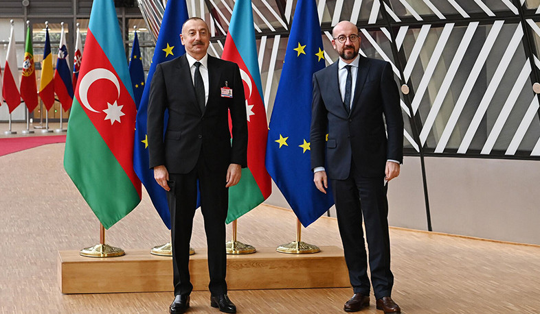 Charles Michel congratulates Ilham Aliyev
