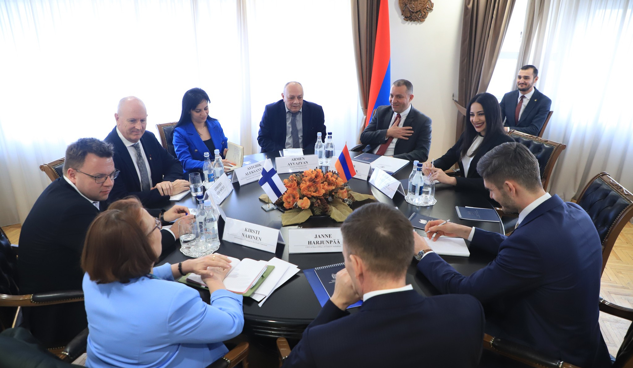 Քերոբյանը և Ֆինլանդիայի դեսպանը քննարկել են հայ-ֆիննական գործակցության հեռանկարները