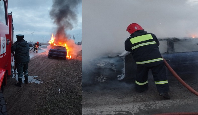 Նորամարգ գյուղում ավտոմեքենա է այրվել