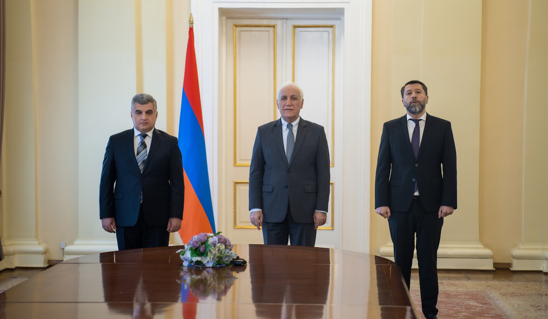 Հանրապետության նախագահի նստավայրում տեղի է ունեցել դատավորի երդման արարողություն