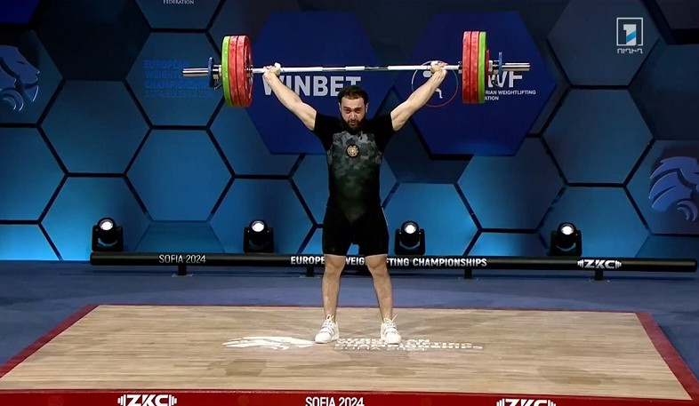 Ծանրորդ Ռաֆիկ Հարությունյանը` Եվրոպայի առաջնության բրոնզե մեդալակիր