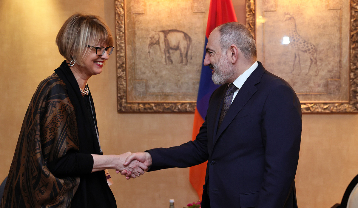 Никол Пашинян провел встречу с генеральным секретарем ОБСЕ Хельгой Шмид