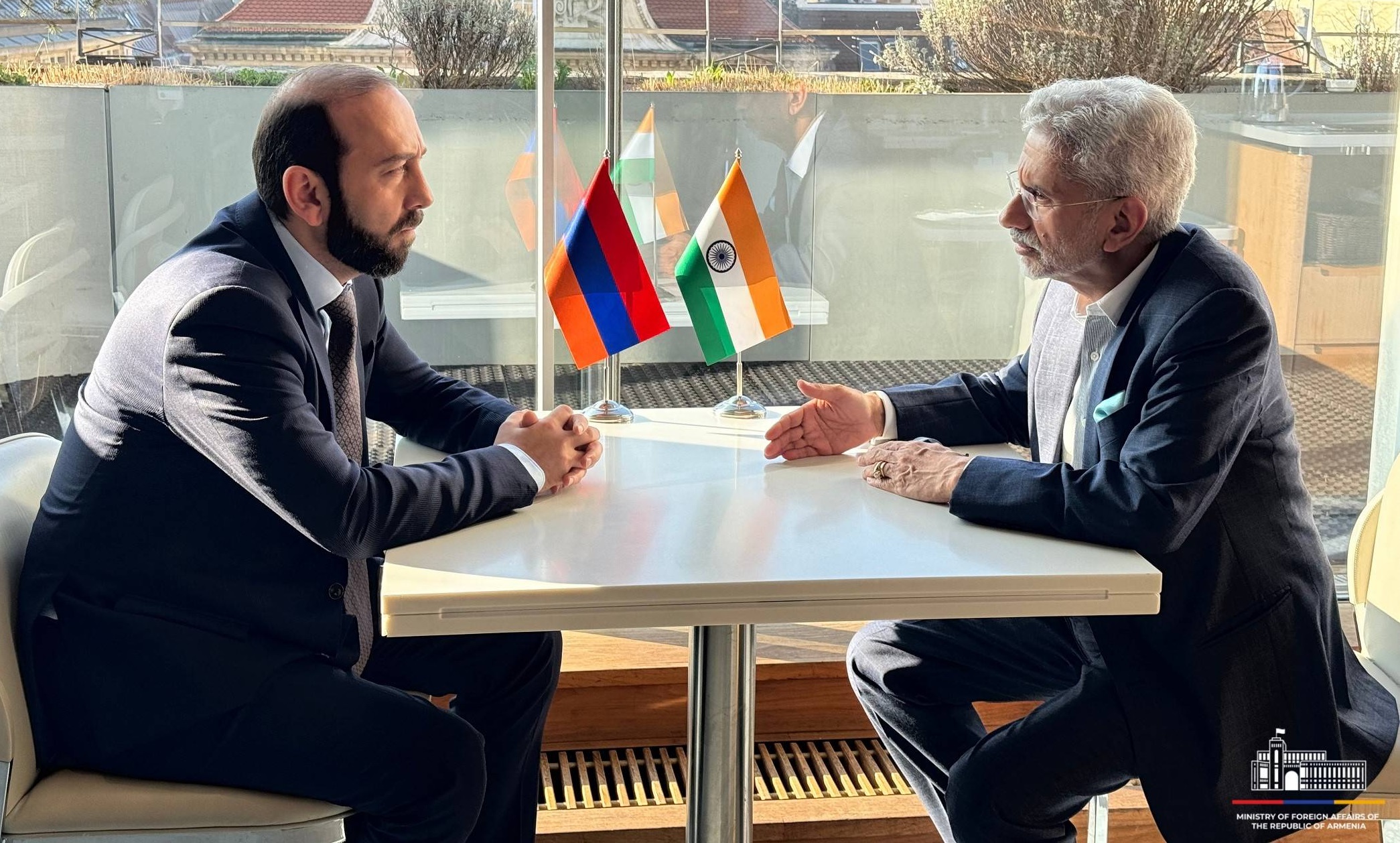 Meeting of Foreign Ministers of Armenia and India