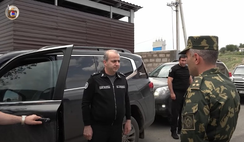 Սահմանապահ զորքերի N ջոկատում տեղի է ունեցել սահմանապահ 5 նոր ուղեկալների բացման արարողություն