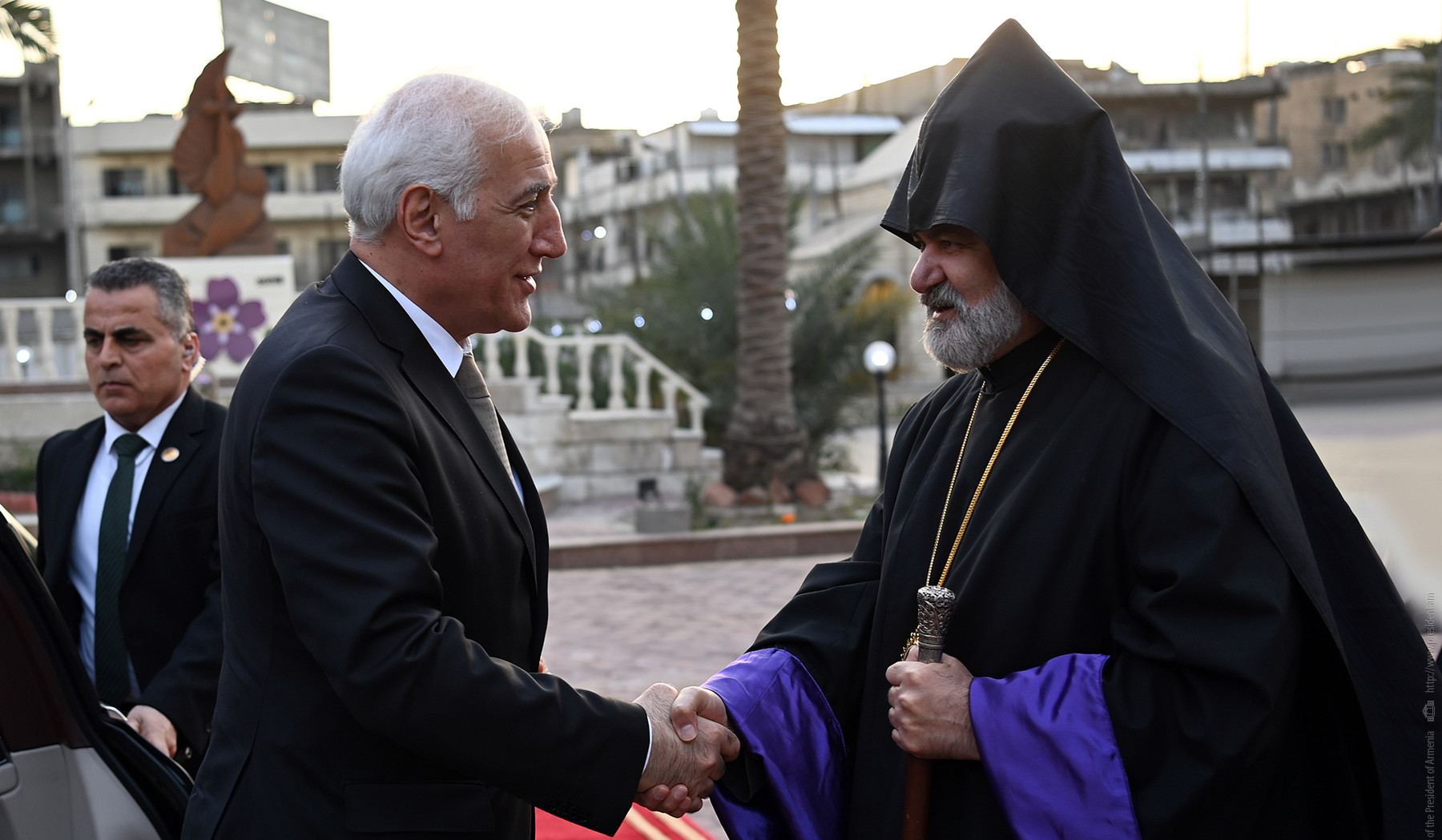 President Vahagn Khachaturyan visited the Armenian Apostolic Prelacy in Baghdad