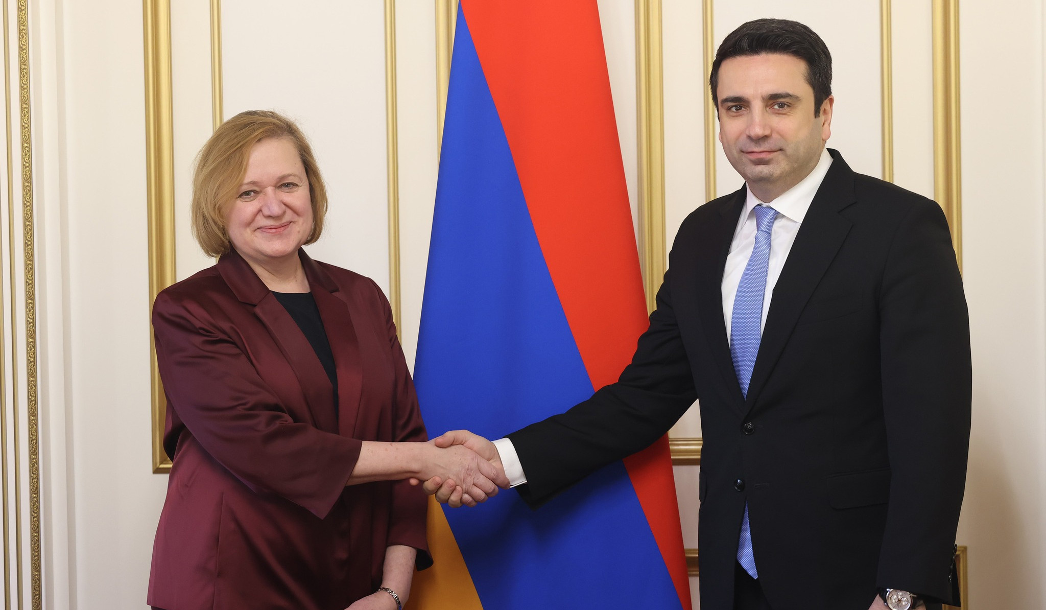 Alen Simonyan receives Regional Director for Eurasia at National Democratic Institute(NDI) Eva Busza