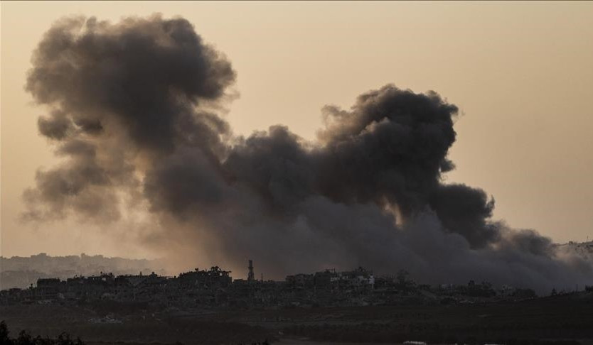 Explosion in Lebanon seen from Northern Israel
