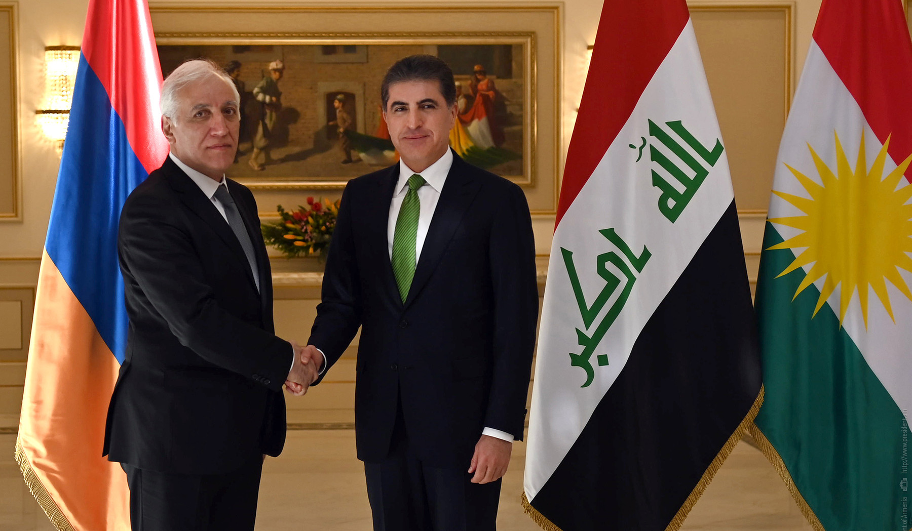 Vahaqn Xaçaturyan və İraq Kürdüstanının prezidenti investisiya layihələrinin həyata keçirilməsinə əhəmiyyət veriblər