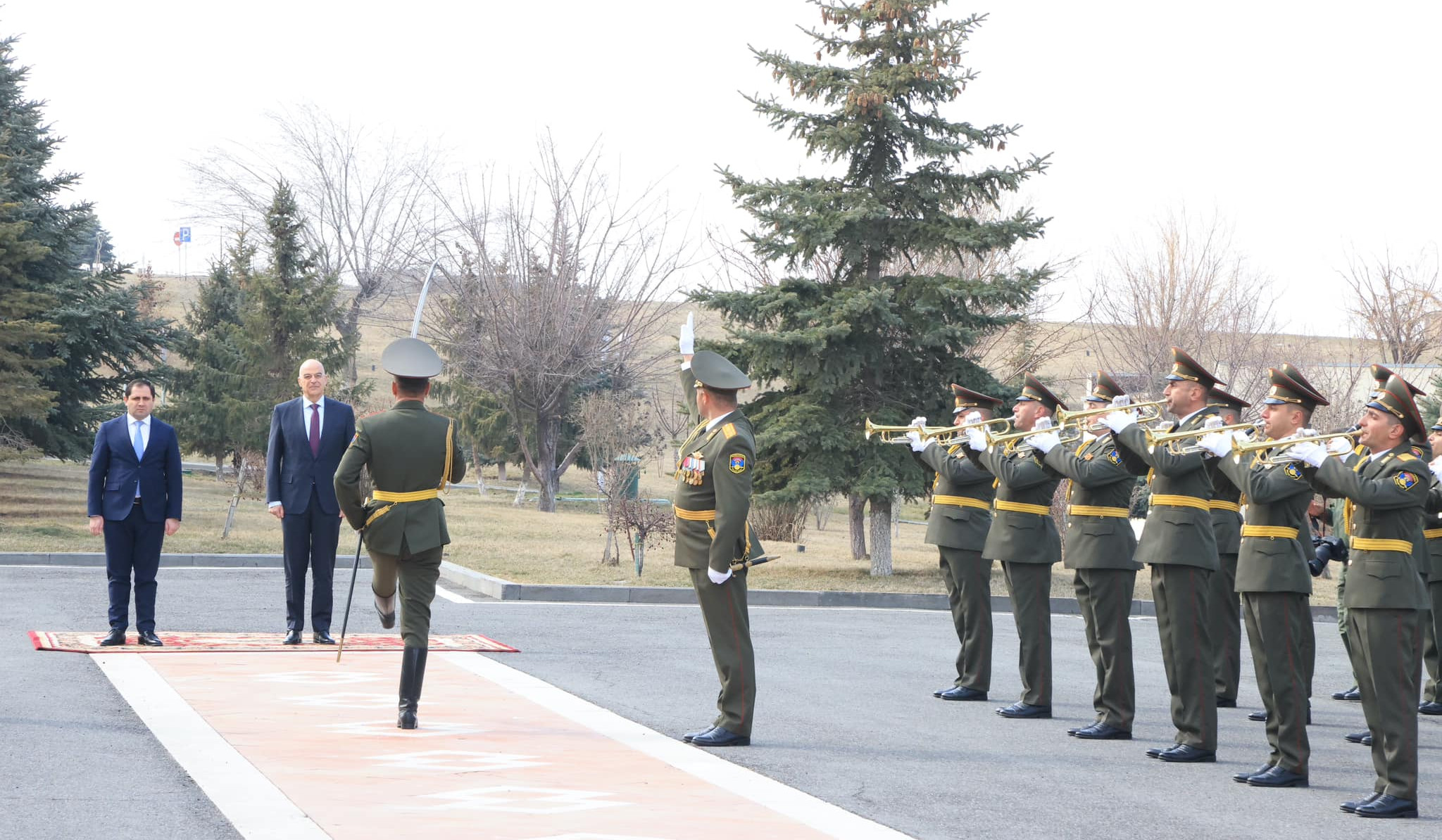 Reception ceremony of Nikolaos Dendias took place in administrative complex of Ministry of Defense