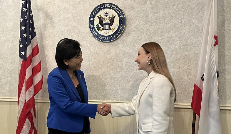 Lilit Makunts konqresmen Cudi Çu ilə Ermənistanın üzləşdiyi humanitar problemlərin aradan qaldırılması üçün atılan addımları müzakirə edib