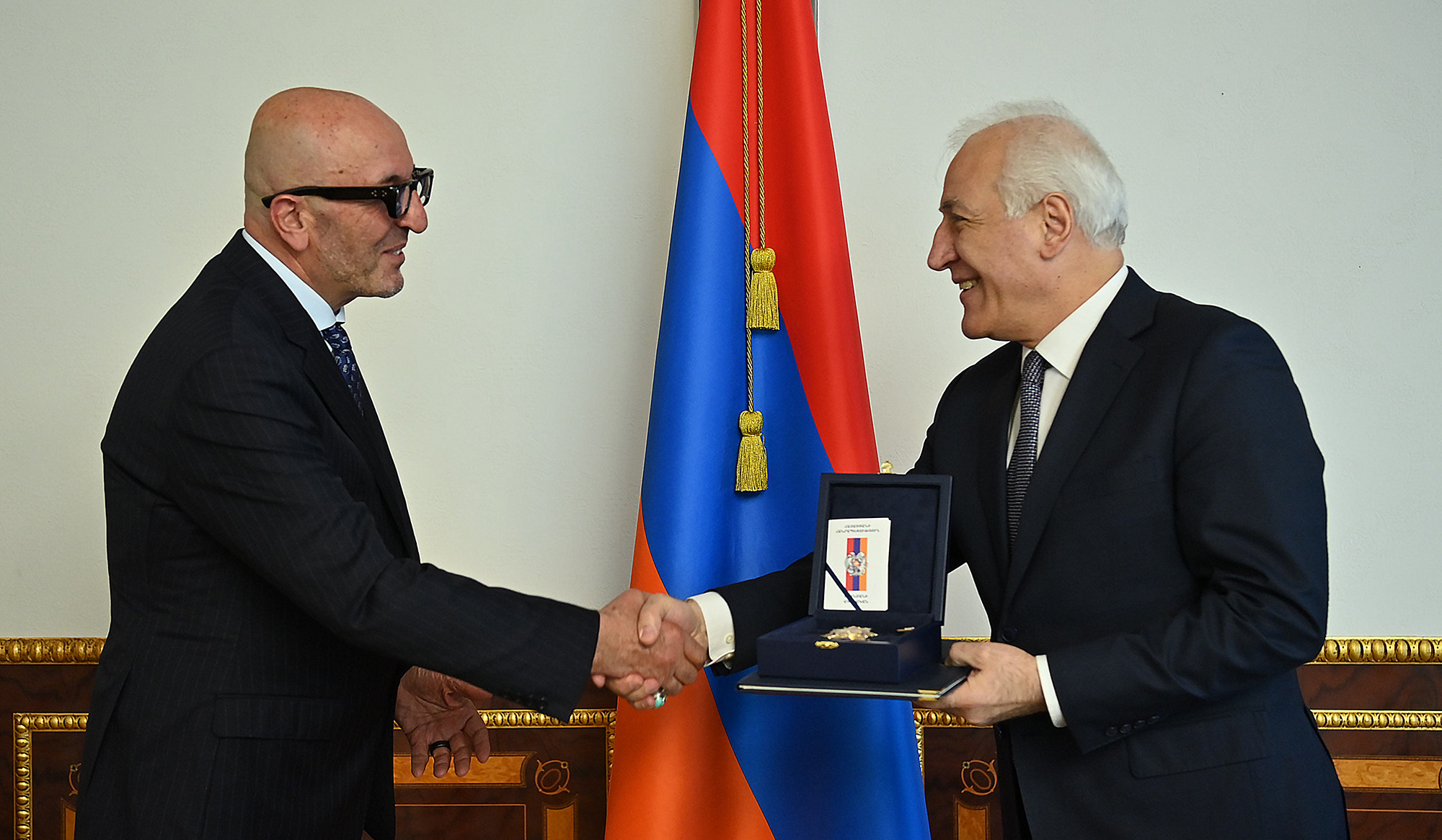 Նախագահ Խաչատուրյանը բարձր պարգև է հանձնել ՍԱԴԱ ընկերության համահիմնադիր Հովիգ Սաֆոյանին