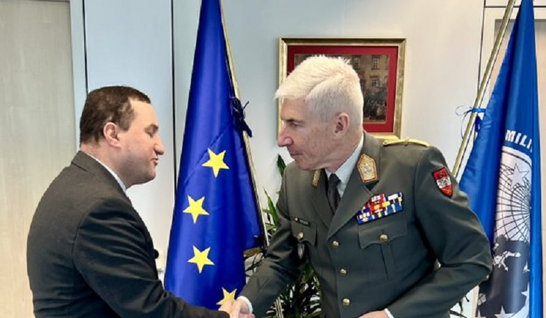 Chairman of the Military Committee of the European Union received the Armenian Ambassador in Brussels