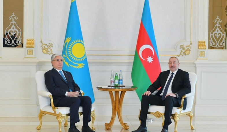 Ղազախստանի նախագահ Տոկաևն այցելել է Ադրբեջան