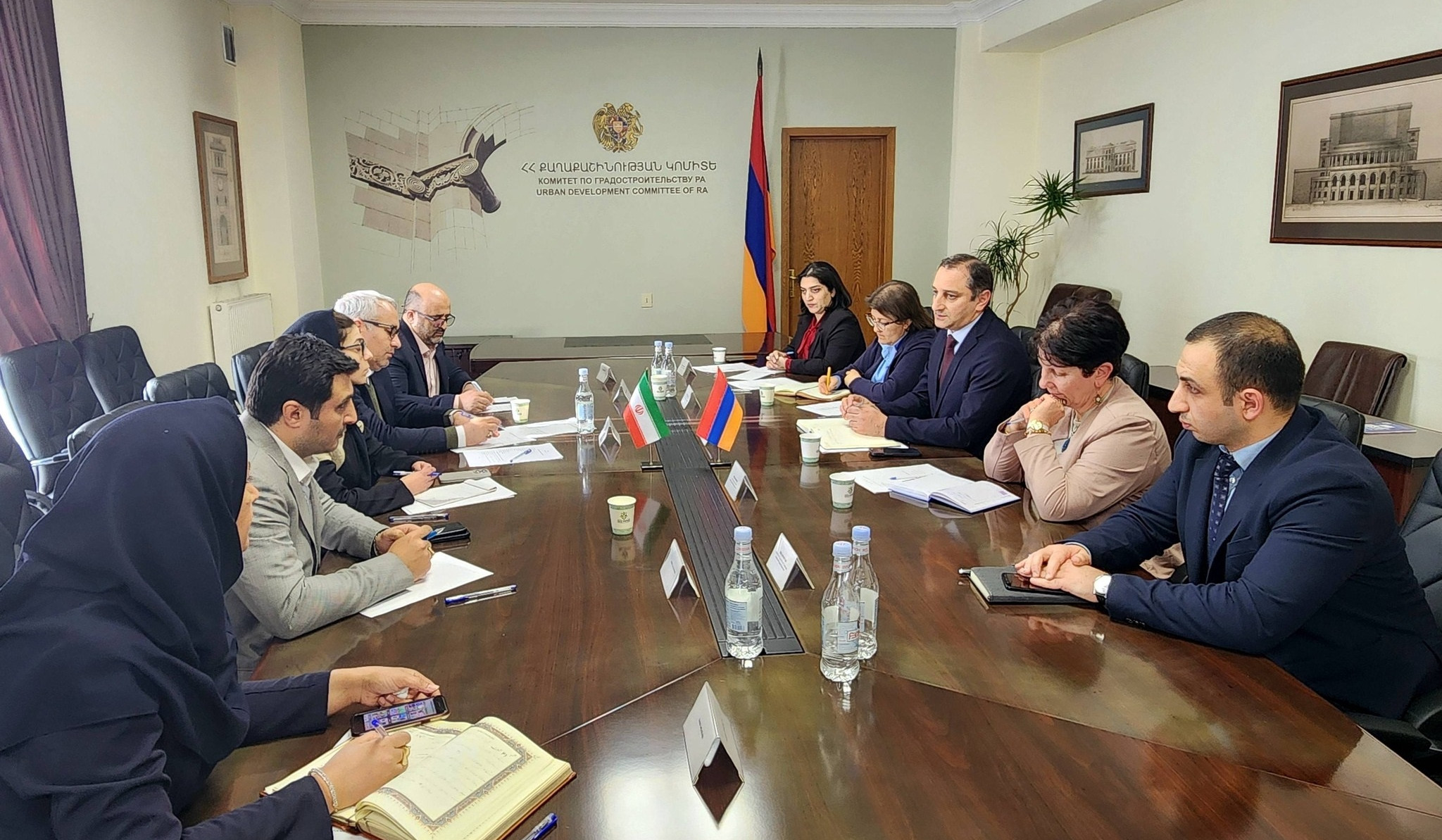 Իրանի առևտրատնտեսական ոլորտի ընկերությունների հետ քննարկվել են քաղաքաշինության բնագավառում համագործակցության հեռանկարները