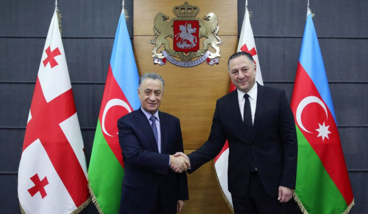 Gürcüstanın daxili işlər naziri Azərbaycan Milli Təhlükəsizlik Şurasının katibini qəbul edib