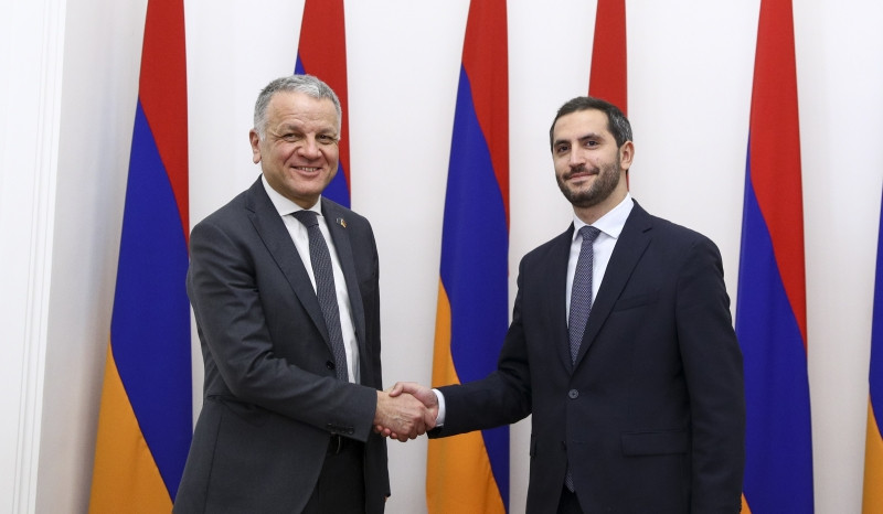 Ruben Rubinyan Receives Head of the EU Delegation to Armenia