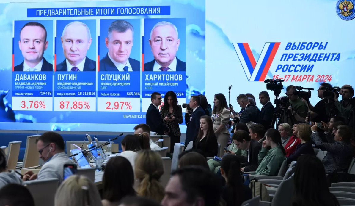 Վլադիմիր Պուտինը ձայների 87․68 տոկոսով առաջատար է. ՌԴ ԿԸՀ