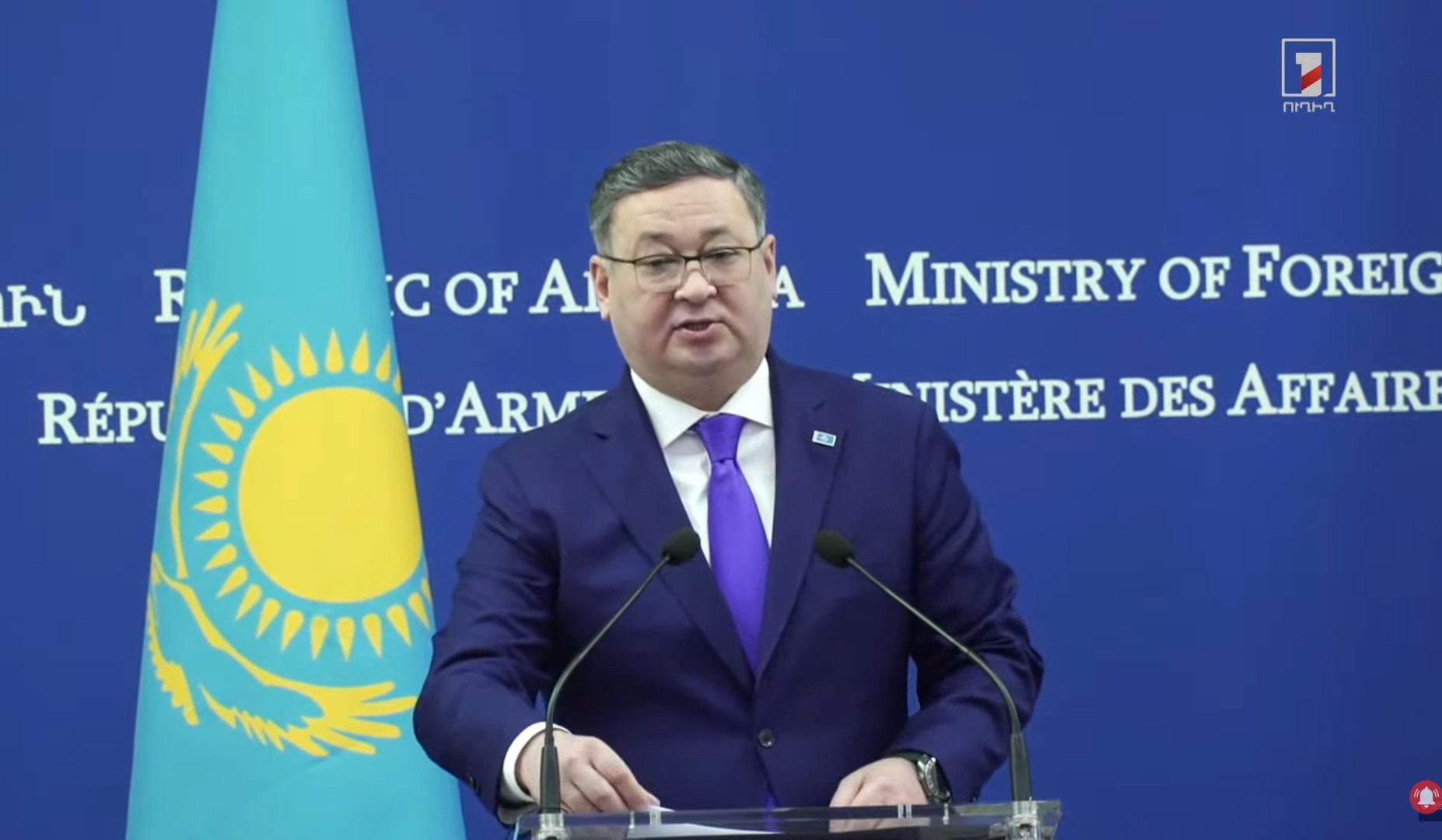 For us, Yerevan plays a special role both in CIS and in South Caucasus: Minister of Foreign Affairs of Kazakhstan