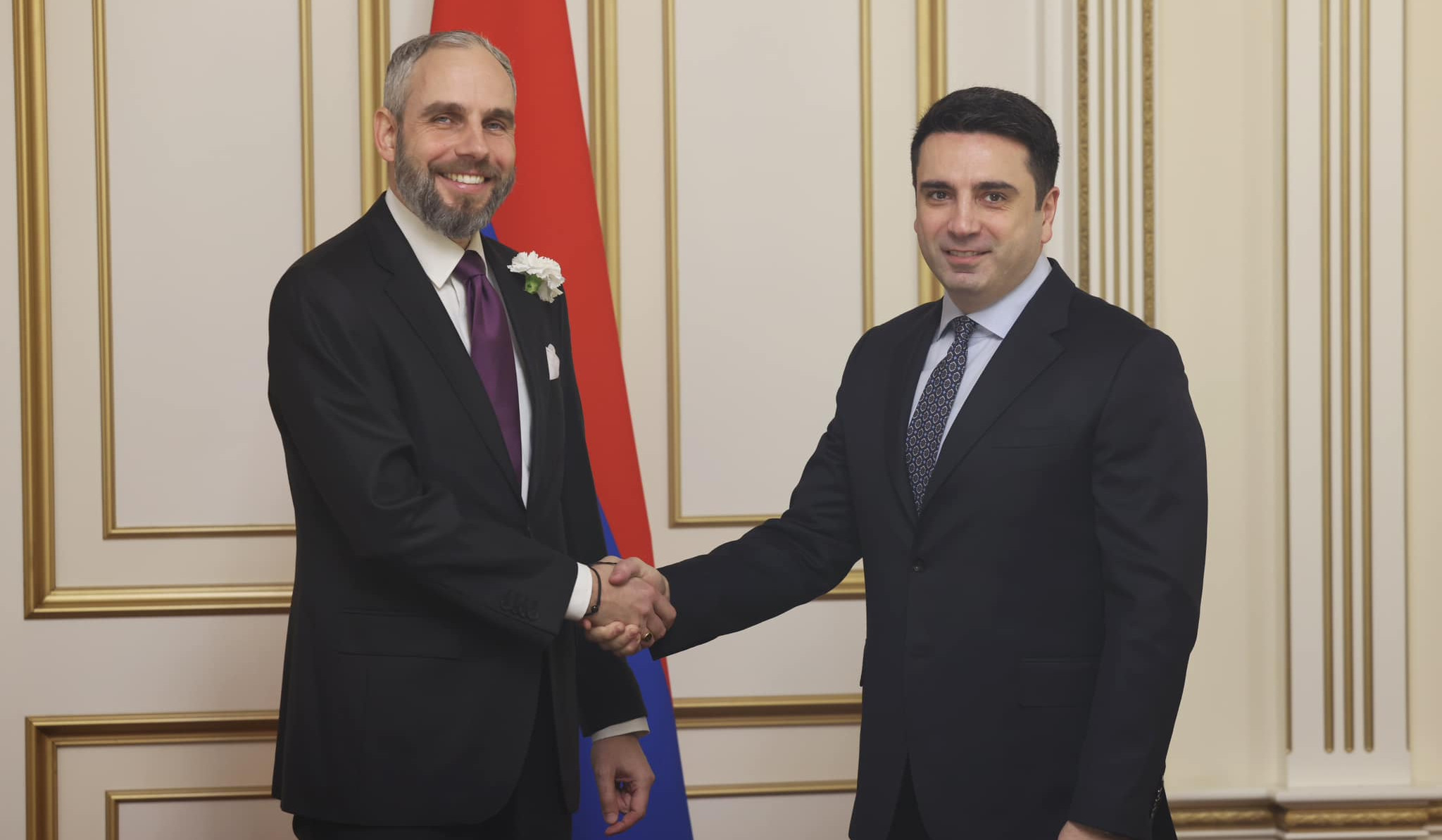 Alen Simonyan Receives Ambassador of the Czech Republic to RA Petr Pirunčík
