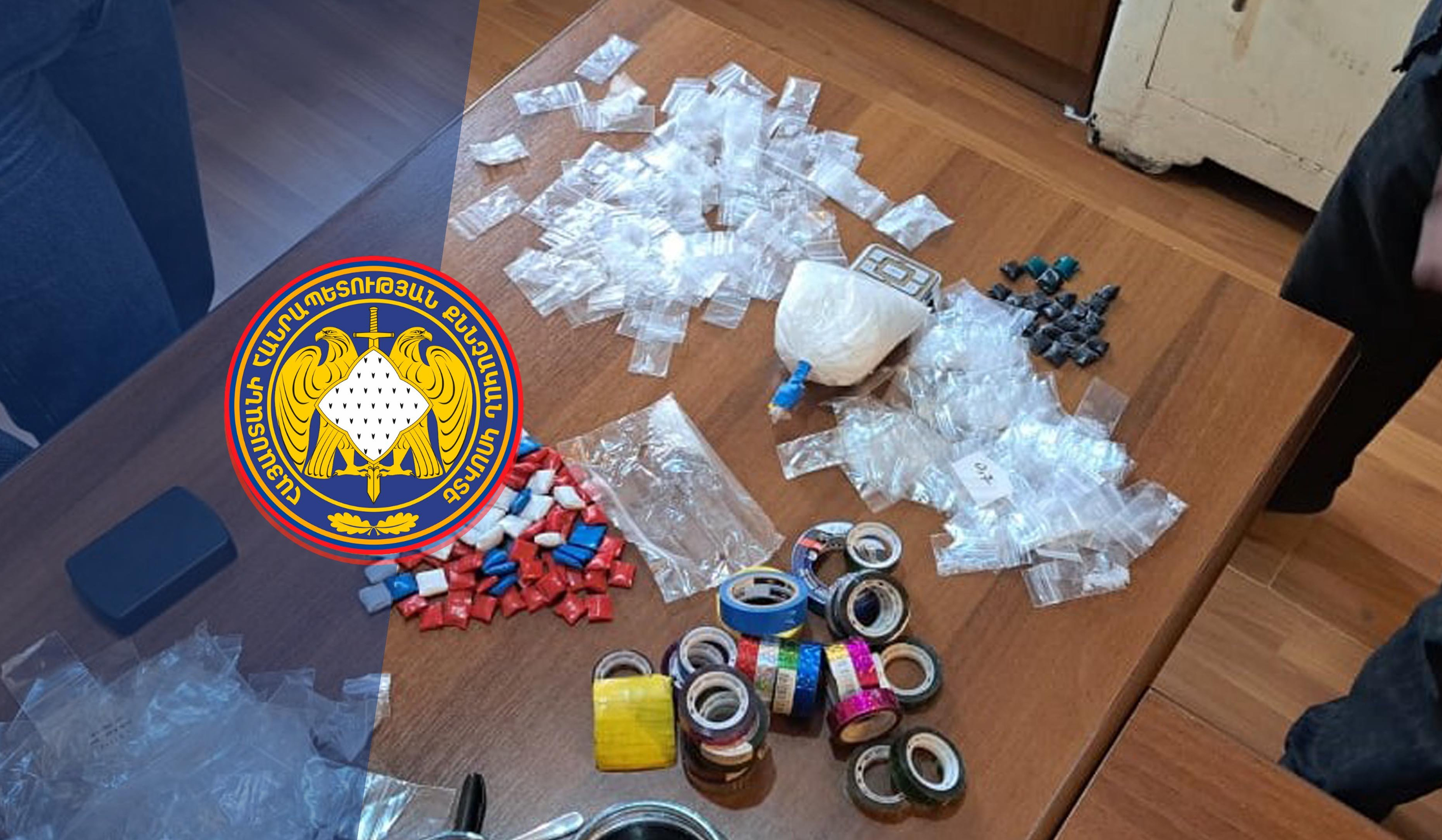 Առանձնապես խոշոր չափի մեթամֆետամինի ապօրինի շրջանառություն՝ երիտասարդ կնոջ և տղամարդու կողմից․ վերջիններս կալանավորվել են