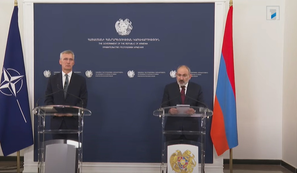 We expect NATO's steadfast support for peace process, Pashinyan