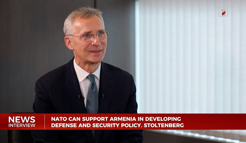 NATO can support Armenia in developing defense and security policy. Stoltenberg