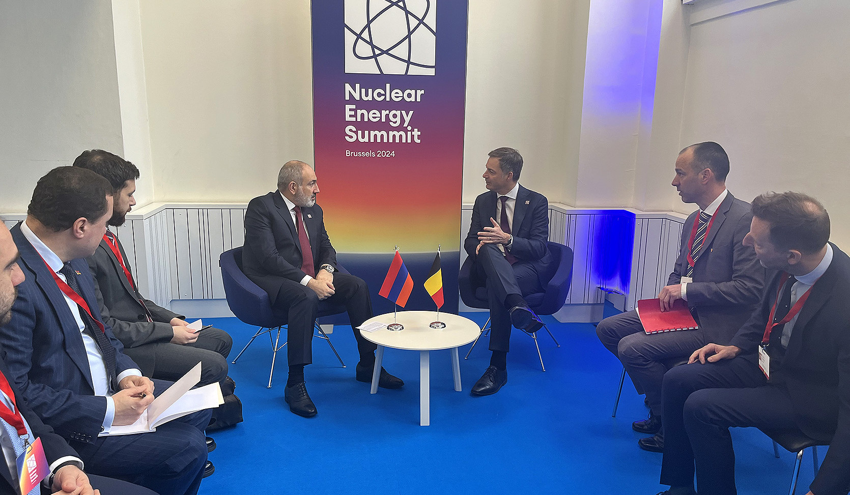 Никол Пашинян представил премьер-министру Бельгии проект «Перекресток мира» и его принципы