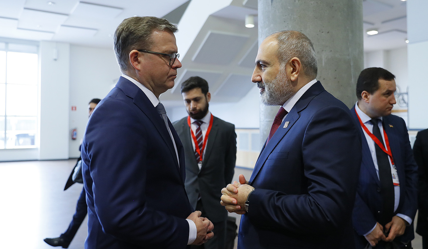 Prime Ministers of Armenia and Finland meet in Brussels