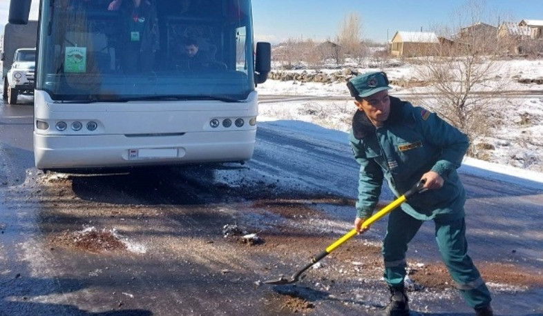 Փրկարարներն Արտաշավան գյուղի մոտակայքում օգնություն են ցուցաբերել մոտ 300 տրանսպորտային միջոցի