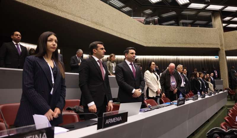 Delegation led by Alen Simonyan takes part in the opening ceremony of the 148th Assembly of the Inter-Parliamentary Union