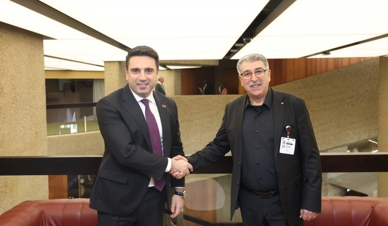 Biz hər zaman Fələstin məsələsinin iki dövlət prinsipi əsasında sülh yolu ilə həllinin tərəfdarı olmuşuq: Alen Simonyan