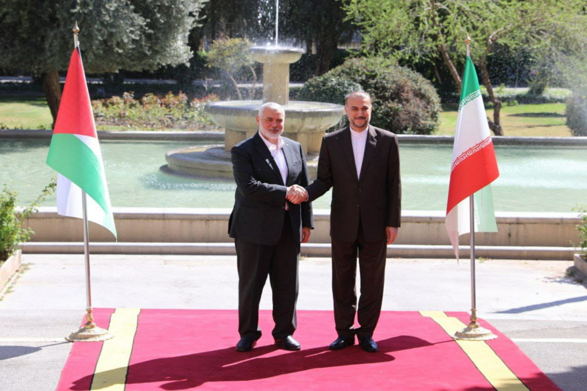 HAMAS lideri Tehranda  İran xarici işlər naziri ilə görüşüb