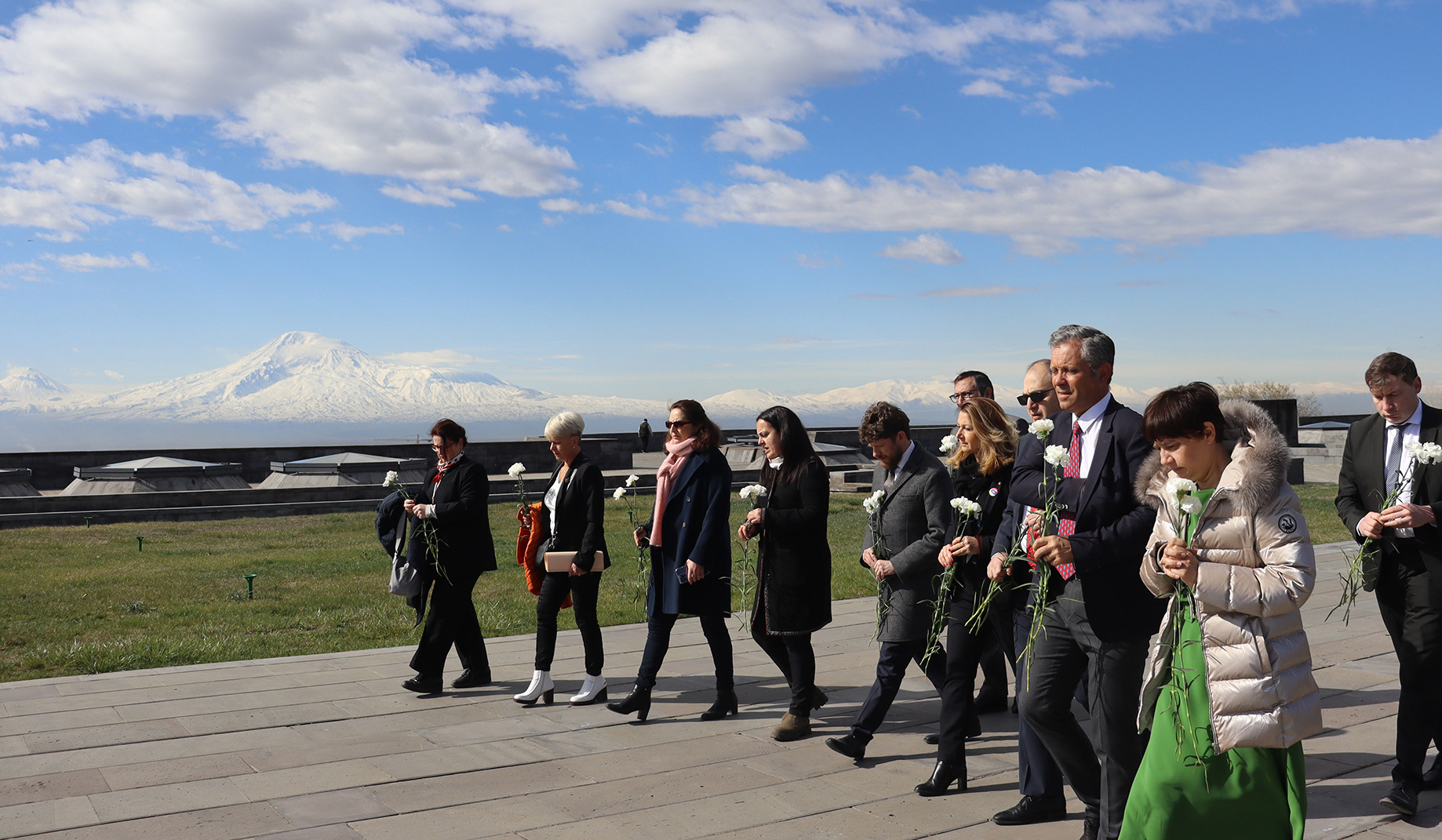 France-Armenia friendship group of National Assembly of France visited Armenian Genocide Memorial