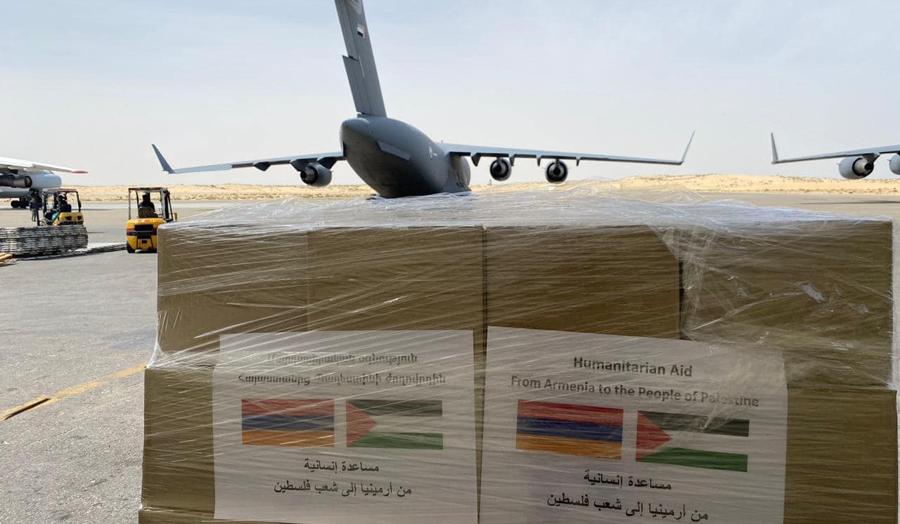 Հայաստանի ուղարկած մարդասիրական օգնությունը Եգիպտոսում է. 1-2 օրում այն կփոխանցվի Գազայի բնակիչներին
