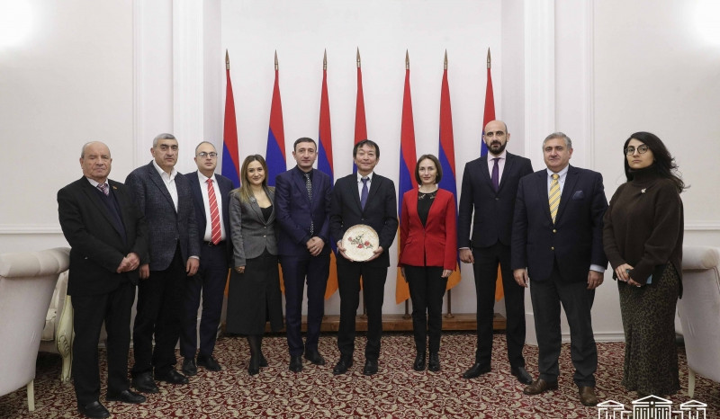 Ambassador of Japan to Armenia hosted in Parliament