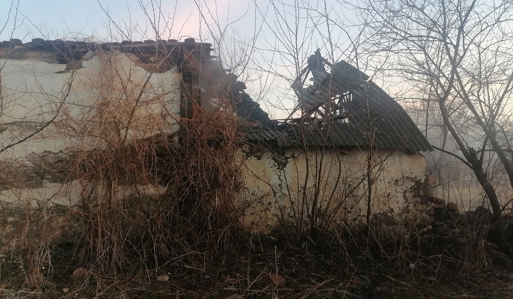 Հրդեհ Մեդովկա գյուղում