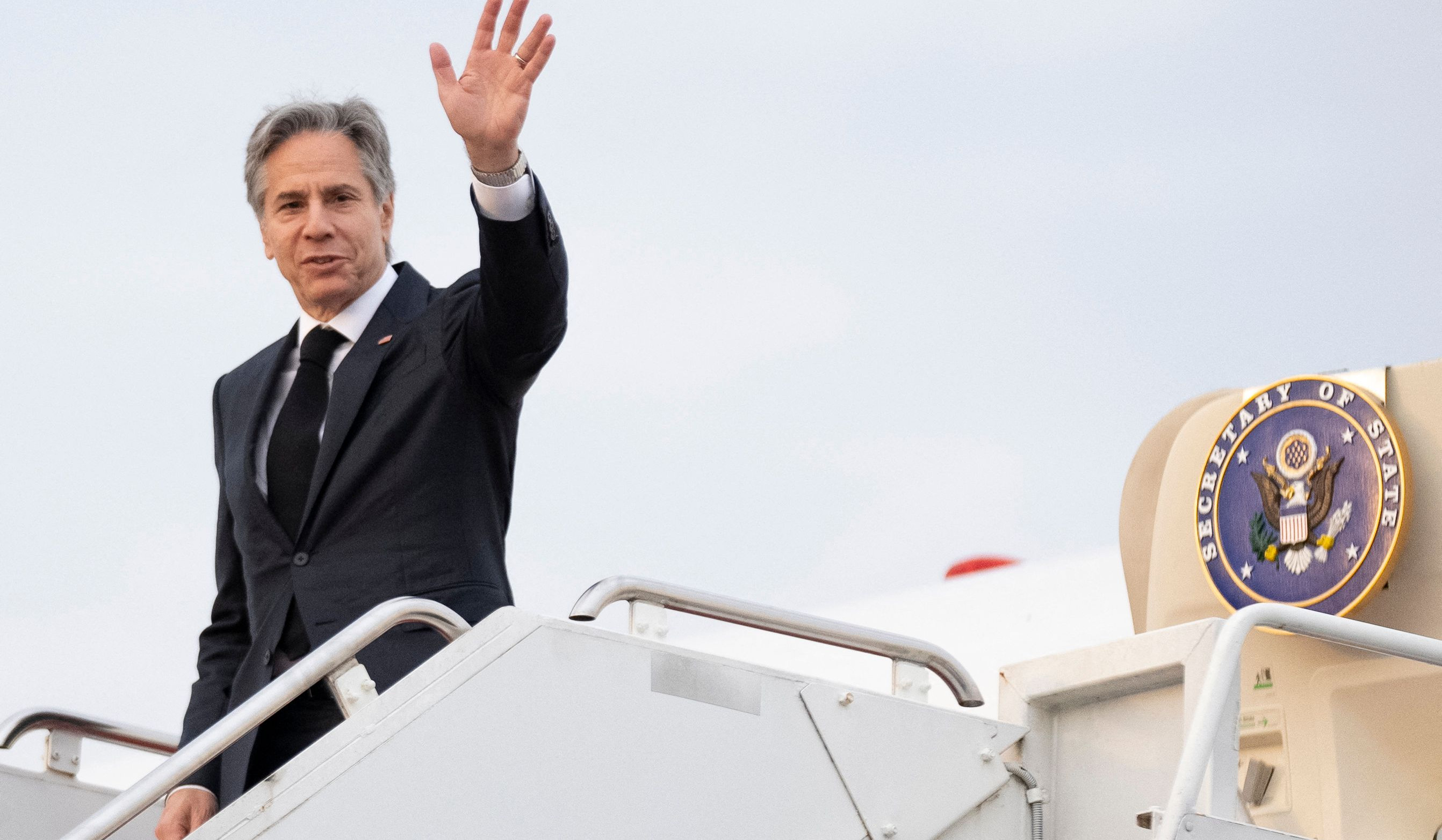 Blinken departs for five-day trip to France and Belgium